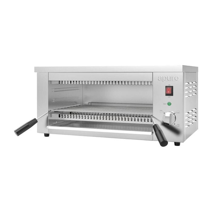 Apuro Quartz Salamander Grill Cj799-a Commercial Kitchen Cooking 640x311x360mm