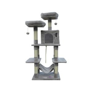 Yes4pets 145 Cm Cat Scratching Post Tree Scratcher Pole-little Grey