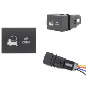 Switch Boss White LED Push Switch for Mitsubishi Triton (MV, 2024) Outlander (ZM, 2021+) - Air Comp