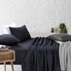 Amsons Sheet Set - Single Fitted & Flat Sheet With Pillowcases - Black