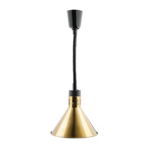 Apuro Retractable Conical Heat Lamp Shade Gold Finish - Heat Lamps (DY465-A)