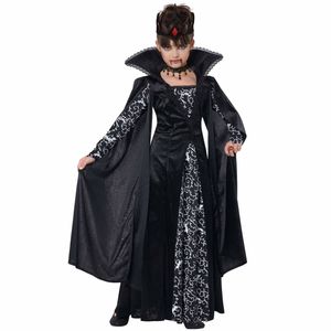 Vampire Queen Vampires Gothic Medieval Horror Halloween Child Girls Costume XL