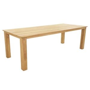 FurnitureOkay Brooklyn Teak Outdoor Dining Table (240x100cm)
