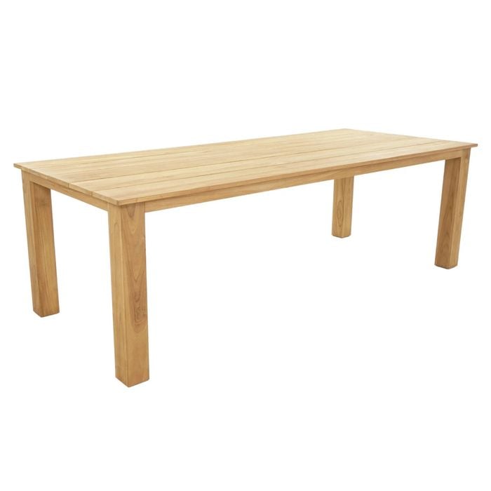 FurnitureOkay Brooklyn Teak Outdoor Dining Table (240x100cm)
