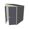 Build-a-Shed 1.5 x 1.5 x 2m Skillion Shed without Side Doors - Grey