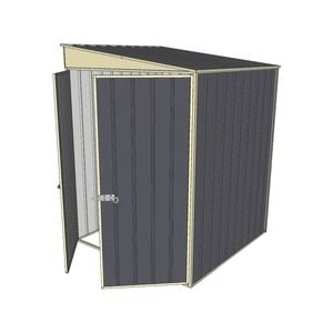 Build-a-Shed 1.5 x 1.5 x 2m Skillion Shed without Side Doors - Grey
