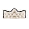 SOGA 150cm Crown Pillow Tufted Cream Headboard Cushion for Bed