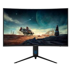 QMAX 27" Gaming Monitor Curved QHD 165Hz 2560*1440p 1ms with Build in Speakers Height Adjustable