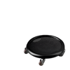 NNEOBA Multi-Directional Ab Wheel Roller Compact Sliding Plate Black