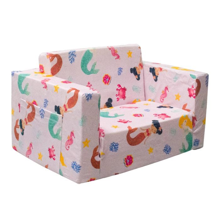 All 4 Kids Mermaid Dreams Flip-out Couch