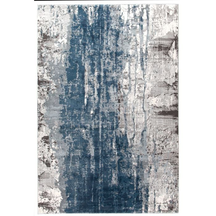 The Rug Connection Chic 1733 Mid Blue 330x240cm - Extra Large Pet Friendly Indoor Floor Rug