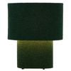 Telbix Verso Contemporary Table Desk Lamp Light Boucle Metal Plastic Green Textured