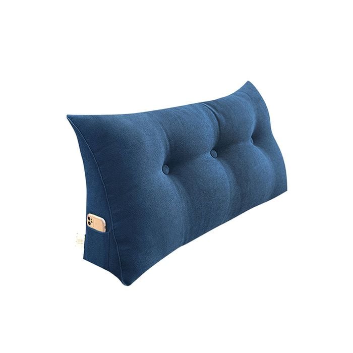 SOGA 100cm Blue Wedge Bed Pillow