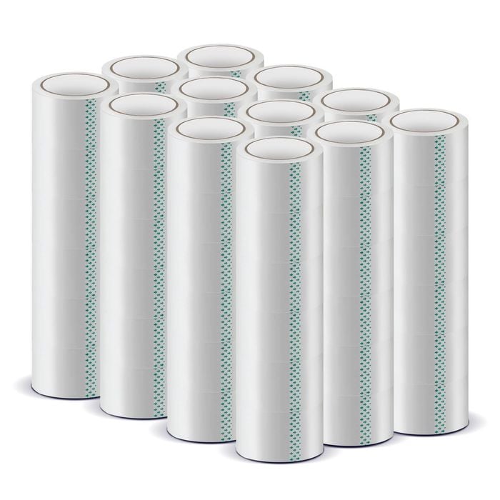 Costway 36 Rolls 6cm*48mic*60m Tape Heavy Duty Tape Office Stationery