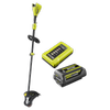Ryobi 36V 4.0Ah 40cm Straight Shaft Brushless Cordless Line Trimmer Kit RLT36X4BL