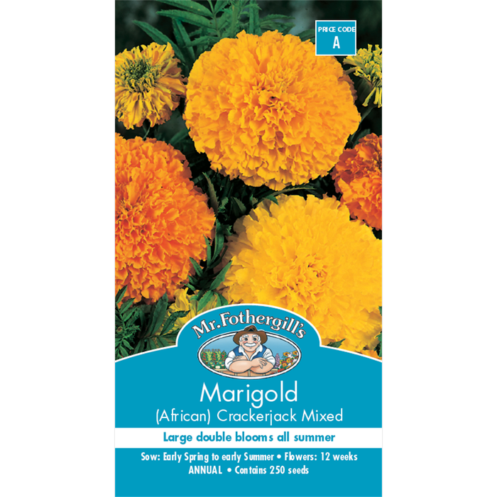 Mr Fothergill's Seed Marigold Crackerjack (African)