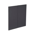 Kaboodle Grey Fig Modern Corner Base Cabinet Doors - 2 Pack
