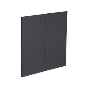 Kaboodle Grey Fig Modern Corner Base Cabinet Doors - 2 Pack