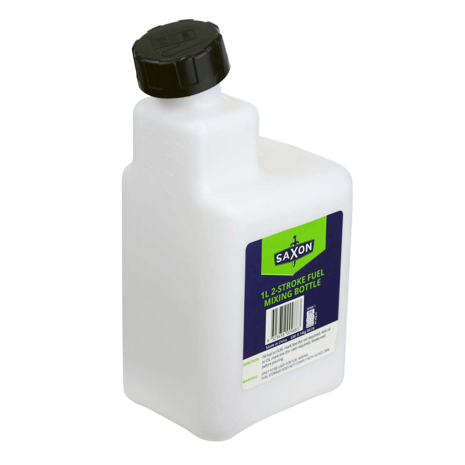 Saxon 1L 2-Stroke Fuel Mixing Bottle