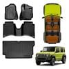 3D Floor Mats Boot Liner for Suzuki Jimny XL 5-Door 2023-Onwards Auto Transmission All Weather Cargo