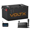 VoltX 48V 100Ah Golf Cart Lithium Battery & Charger Bundle, 5120Wh LiFePO4, Yamaha G29, Golf Farm Resort Buggy