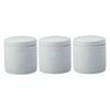 3pc Maxwell & Williams Indulgence Porcelain 600ml Canister Set - White