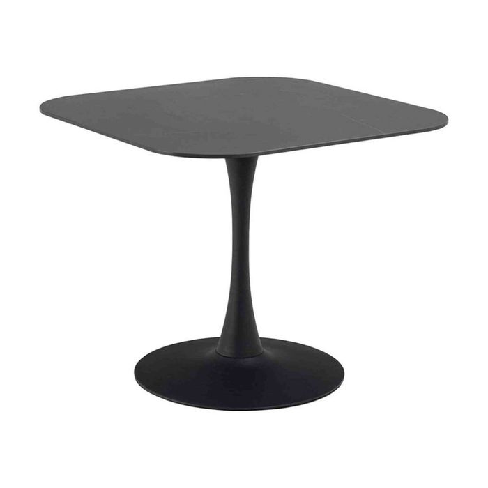 Modern Furniture MARTA Square Dining Table 90cm - Black