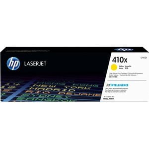 HP 410X (CF412X) Original High Yield Laser Toner Cartridge - Single Pack - Yellow - 1 Each - 5000 Pages