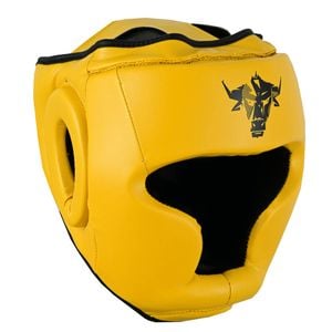 Javson Kids Boixng Head guard Yellow / Black - Extrs  Small