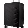 Pierre Cardin Travel Cabin Suitcase Hard-shell Luggage Bag 49l/54cm Black