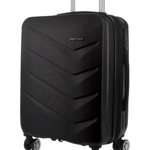 Pierre Cardin Travel Cabin Suitcase Hard-shell Luggage Bag 49l/54cm Black