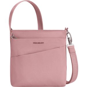 Travelon Roam Anti-Theft Small Crossbody Bag in Desert Pink