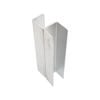 Ridgi 50 x 50 x 3mm 0.65m Galvanised Steel Corner Post Upright Sleeper - 0.65m