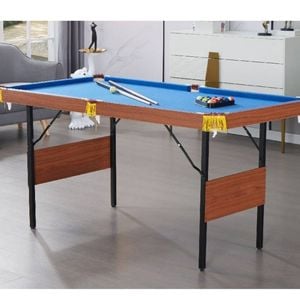 Topone Foldable Pool Table/billiard Table - Gtf006 - 1.37m/1.57m - Blue, 1.37m Table