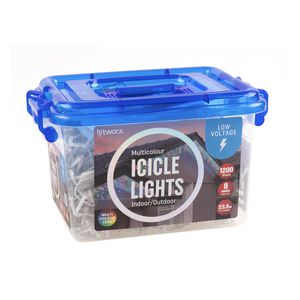 Lytworx Low Voltage Multicolour Icicle Lights Pk1200