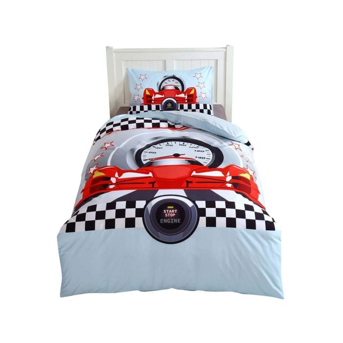 Single Size Kids Cotton Bedding Quilt Cover with Pillow Case - Gametime