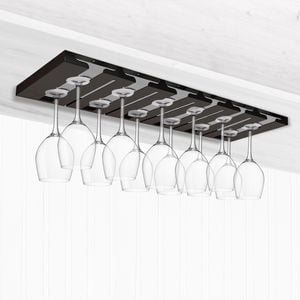 Soga 64cm Wine Glass Holder Hanging Stemware Storage