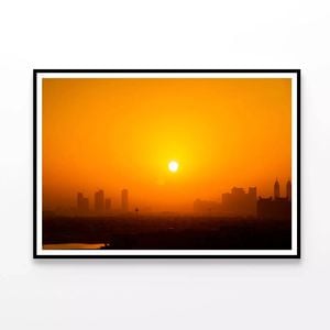 City Skyline during Sunset   Print 100% Australian Made 120x90cm  (Poster)