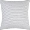 Gioia Casa 100% Jersey Cotton European Pillowcase - Soft, Breathable, and Stretchy - Grey Stripe - 65cm x 65cm