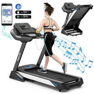 Costway Electric Treadmill Auto Incline Running Machine 4.75hp 20 Preset Programs