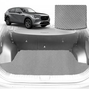 6D Diamond Car Boot Mat for All-new Mazda CX-60 (KH)2022-Current-Cargo Mat-Grey-Outback GT