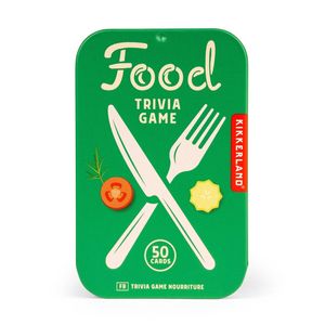 Kikkerland Food Trivia Tin