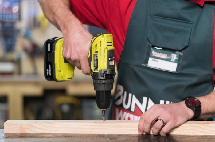Team member using a brush or brushless drive