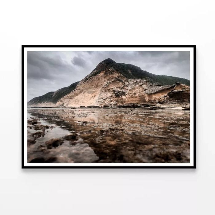 Rocky Mountain with Clouds  Print 100% Australian Made 120x90cm  (Poster)