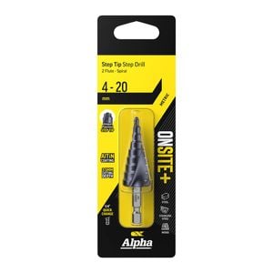 Alpha Onsite+ 4-20mm Step Tip Step Drill
