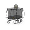 Springfree Compact Oval Trampoline 1.9m x 2.7m - Sports Accessory Bundle Basketball Hoop, Ladder and Bag