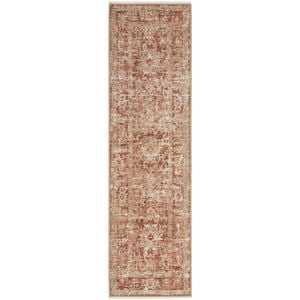 Essence 03 Brick 370x80cm - Large Runner Transitional Indoor Rug
