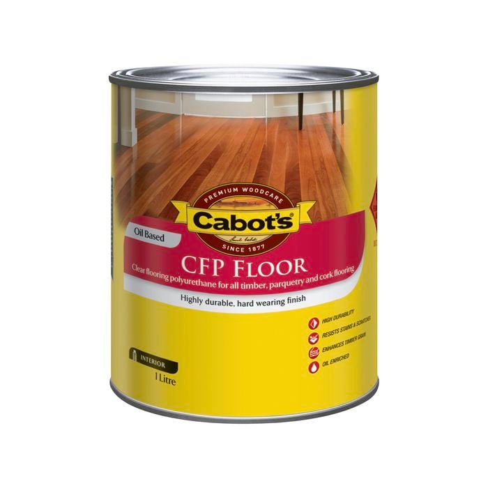 Cabot's 1L Cabothane Clear Satin CFP Floor Polyurethane