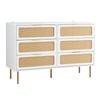 Artiss 6 Chest of Drawers Tallboy Storage White