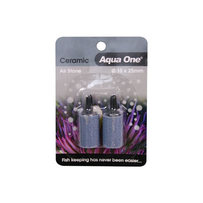 Aqua One Airstone Ceramic 25x15mm 2pk (10157)